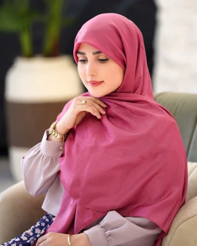 روسری شیمر سرخابی روشن