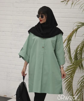 مانتو جلوبسته boho