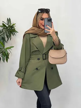 بارانی ژیله دکمه دار
