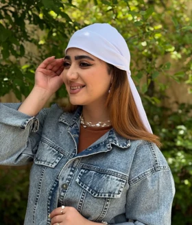 کلاه طرح‌دار ساده پارچه‌ای