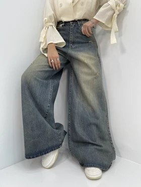 شلوار جین زنانه سوپر بگ