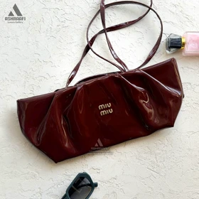 کیف میو میو مینیمال Miu Miu Shoulder Bag A1 (زرشکی)