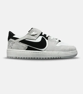 کفش کتانی مردانه و زنانه سفید طوسی مشکی NIKE AIR JORDAN مدل 8282