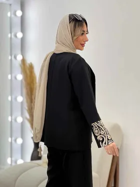 مانتو مازراتی یقه ترکیبی