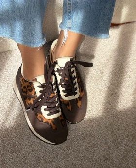 کتانی زنانه پلنگی مدل ap