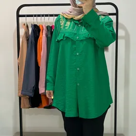 B720- مانتو چین‌دار