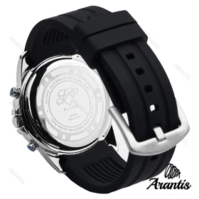 ساعت الکسا A0102 پریمیر مردانه سیلور صفحه سفید m-8026