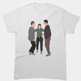 تیشرت friends طرح Rachel, Chandler, and Ross کد 108399