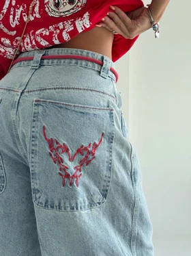 شلوار جین برمودا CAMO