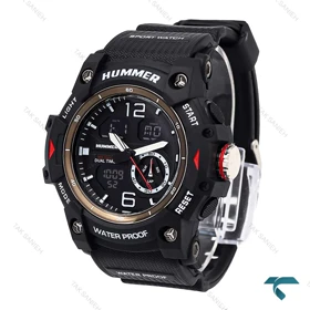 ساعت هامر 2004 مردانه دوزمانه مشکی Hummer-6594-G