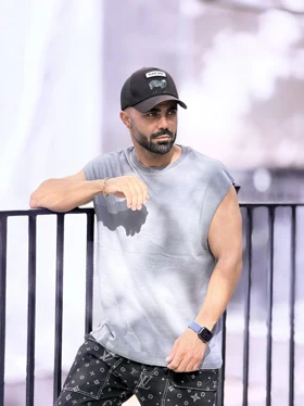 رکابی ورزشی وست بیسیک طوسی تیره