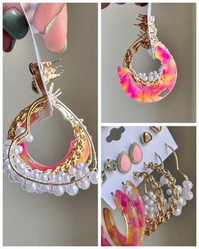 پک گوشواره رنگی