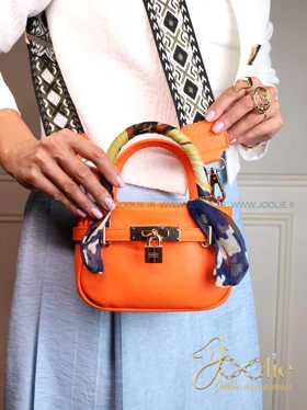 کیف دوشی زنانه هرمس HERMES کد K1069 (نارنجی)