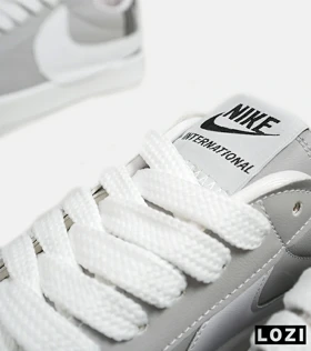 کفش نایک مردانه و زنانه طوسی سفید Nike Blazer Low 77 Jumbo