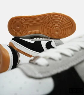 کفش مردانه و زنانه طوسی مشکی سفید NIKE AIR FORCE مدل 5345