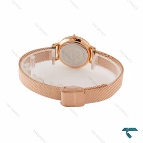 ساعت دنیل ولینگتون زنانه گرد حصیری صفحه طرحدار DW-6824-L