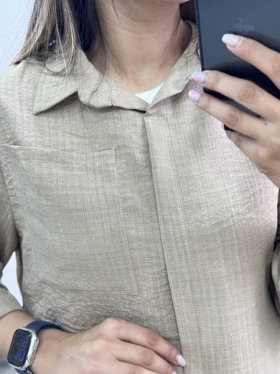 مانتو شومیزی گلی