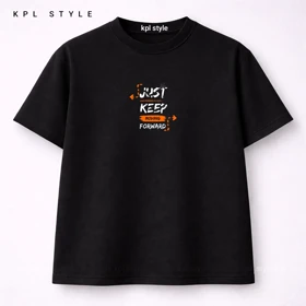 تیشرت باکسی صد درصد پنبه طرح Just Keep | ضد حساسیت | کد 1402