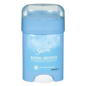 دئودرانت کرمی بدون بو سکرت Secret مدل Natural Unscented حجم 40 میل