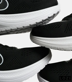 کفش کتانی مردانه و زنانه مشکی سفید Nike zoom
