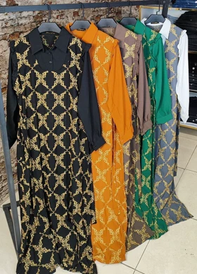 پیراهن طلاکوب پروانه کد 50207