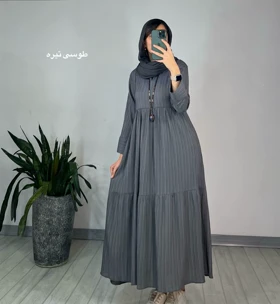 پیراهن مانتویی آهو 2