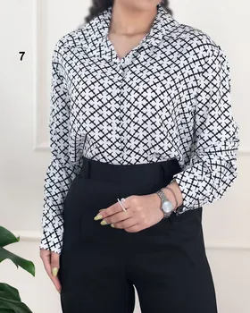 شومیز طرح‌دار نیلسا