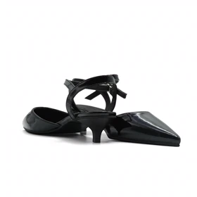 کفش مجلسی زنانه پاشنه‌دار 3 سانت ورنی مدل valentino 3004074