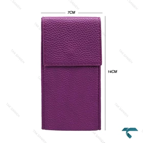 بگ ساعت مچی مسافرتی بنفش چرمی TWB-Purple-7359-U