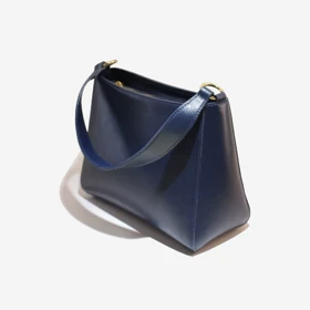 کیف دستی چرم زنانه مدل z058 (سرمه ای)