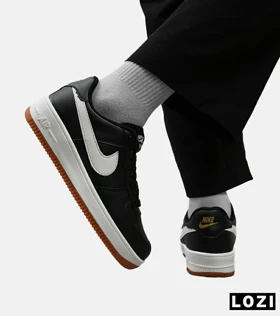 کفش کتانی مردانه و زنانه مشکی سفید نایک NIKE AIR FORCE
