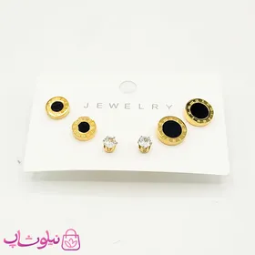 پک گوشواره میخی دخترانه طرح بولگاری
