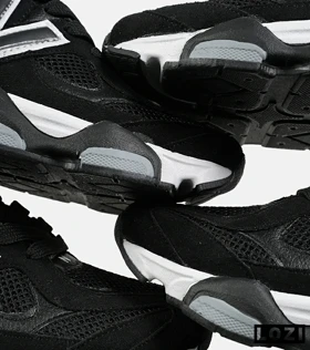 کفش کتانی مردانه و زنانه مشکی سفید NEW BALANCE 9060