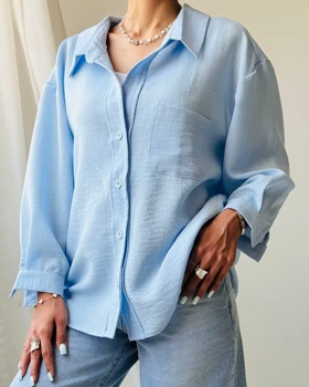 شومیز تک جیب شانتون کد 500427