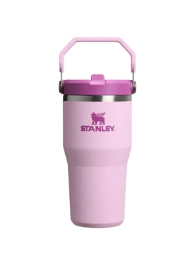 قمقه استنلی The IceFlow Flip Straw Tumbler 20 OZ (صورتی)