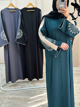 مانتو عبایی خورشیدی
