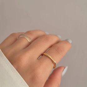 ست انگشتر حلقه‌ای زنانه - کد 8717