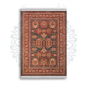*جدید* فرشینه از جنس پارچه شانل مخمل ترک طرح فانتزی برند دفه کد 1580