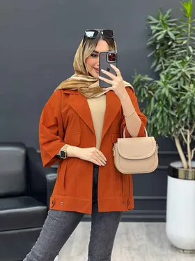 مانتو دو جیب پیله پایین پاگن