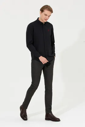 پیراهن مردانه Gox022k Us Polo Assn 1450315 مشکی 50253873-VR046