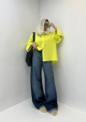 شومیز لینن نچرال