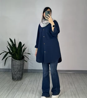 مانتو بلند غنچه