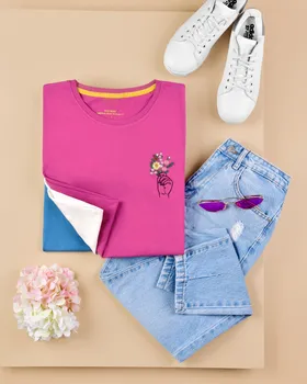 تیشرت فلاور 400346