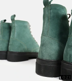 بوت مردانه سبز کله غازی BERSHKA
