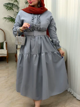 پیراهن داکرون جلو دکمه 3746