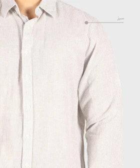 پیراهن مردانه لینن راه راه برند تیپ 5509