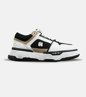 کفش کتانی سفید مشکی قهوه ای AMIRI MA2 Leather مدل 7368