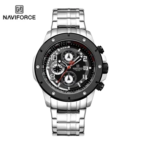 ساعت مچی مردانه سه موتور برند نیوی فورس مدل NAVIFORCE 8056