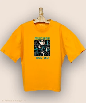 تیشرت لش مردانه و زنانه طرح شیطان کش شخصیت موییچیرو کد 979