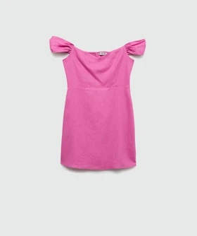 پیراهن عروسکی سرخابی منگو DR667